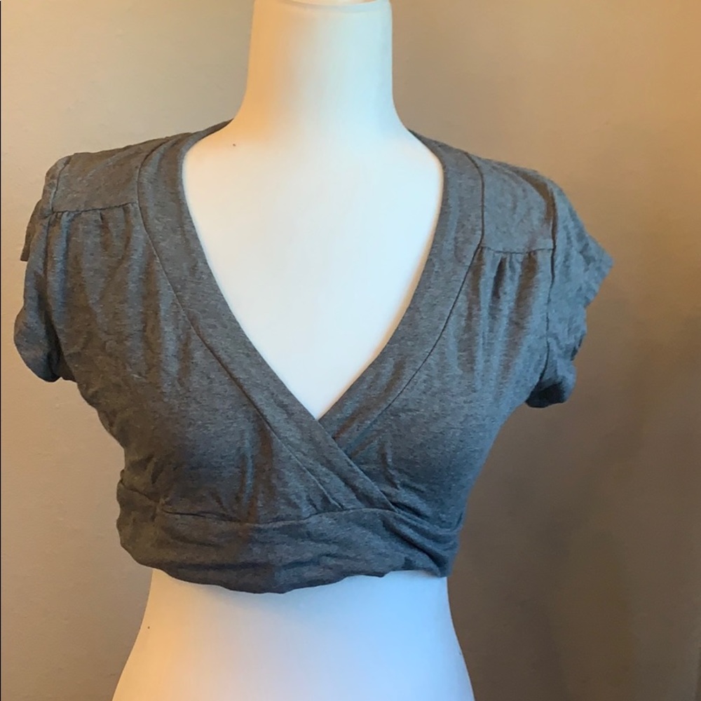 ArdenB Crop Top Grey